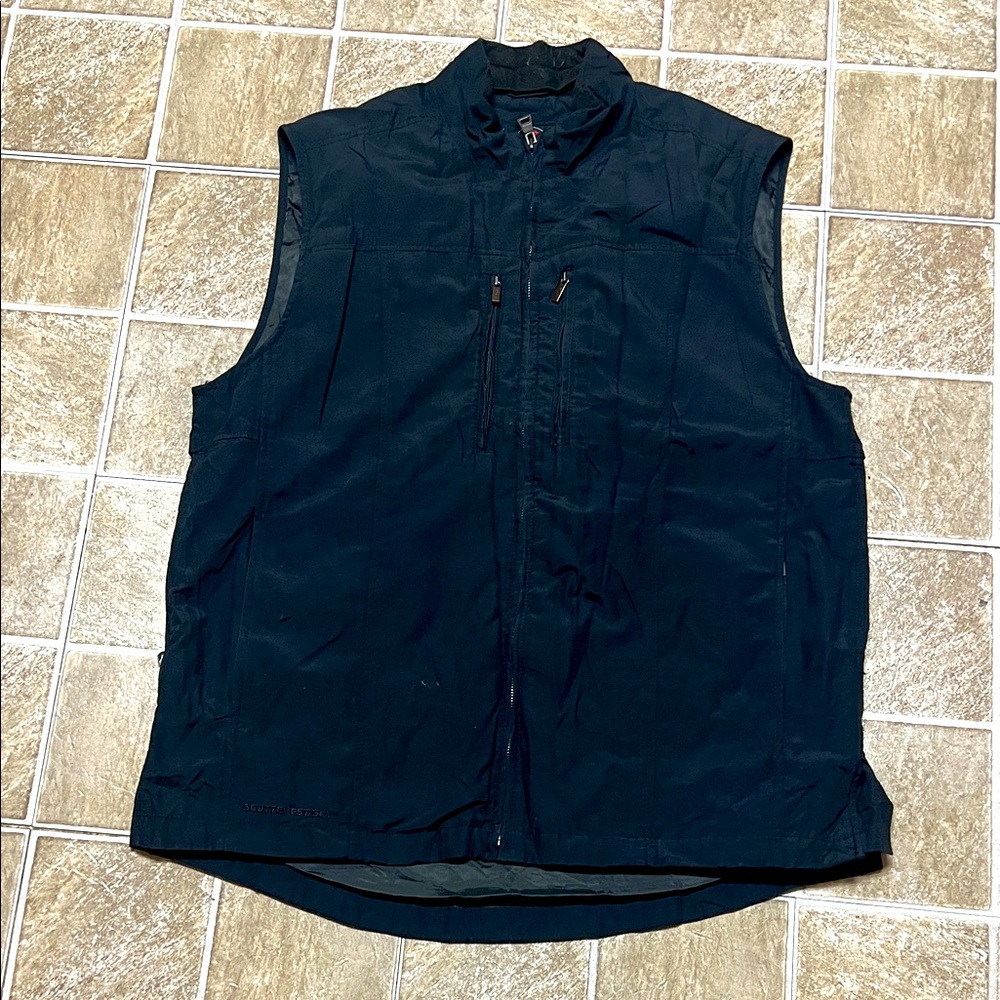 Men's Black scottevest 12 pocket vest